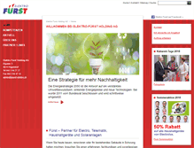 Tablet Screenshot of fuerst-elektro.ch